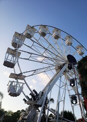 ferris wheel at dusk