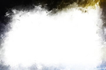 Modern art. Brushed Painted Abstract Background. Brush stroked painting. Strokes of paint. 2D Illustration.´