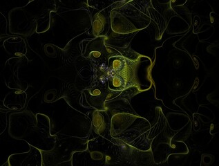 Imaginatory fractal background generated Image