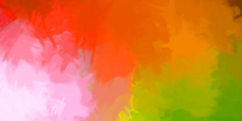 Obraz premium Creative abstract painting. Background with artistic brush strokes. Colorful and vibrant illustration. Painted art.