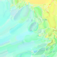 Handmade surreal abstract pattern watercolor. Modern artistic painting. 2d illustration. Texture backdrop painting mix. Creative wall art. Contemporary art.