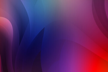 Obraz premium Abstract background with colorful gradient. Vibrant graphic wallpaper with stripes design. Fluid 2D illustration of modern movement.