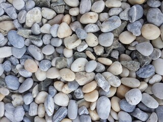 close up dry stone on the ground