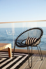 Great terrace in beautiful Malibu