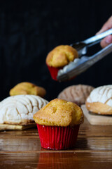 traditional mexican red paper bread