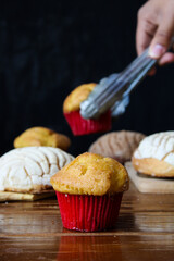traditional mexican red paper bread