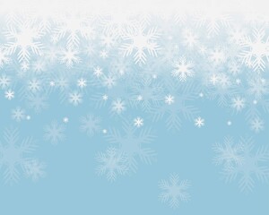 Pastel snowflake light bokeh background