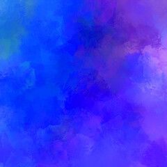 Painted composition with vibrant brush strokes. Textured colorful painting. Paint brushed wallpaper.