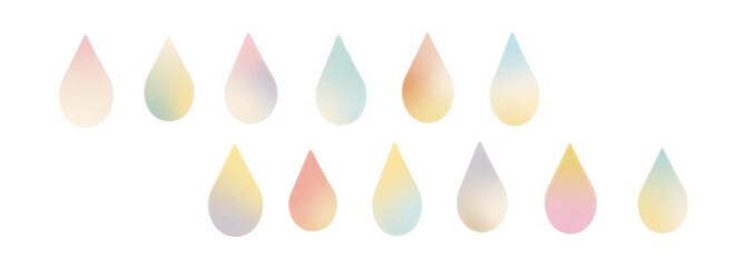 水彩風のしずく