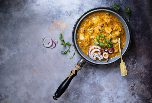 Indian curry made with Taro root