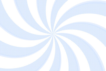 水玉ドットとうずまき背景
 Twirl Radial abstract background ray