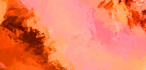 Brushed Painted Abstract Background. Brush stroked painting. Strokes of paint. 2D Illustration.