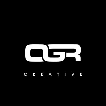 OGR Letter Initial Logo Design Template Vector Illustration