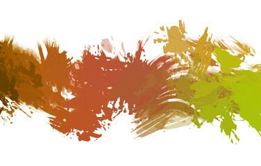 Fototapeta premium Painted artistic creation. Brushed vibrant wallpaper. Unique and creative illustration. Abstract background of colorful brush strokes.