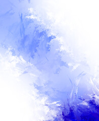 Brushed Painted Abstract Background. Brush stroked painting. Strokes of paint. 2D Illustration.