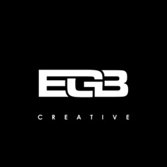 EGB Letter Initial Logo Design Template Vector Illustration