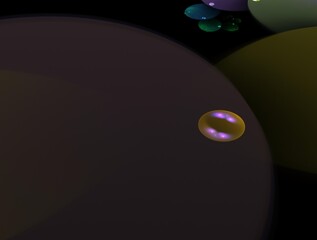 Imaginatory fractal background generated Image