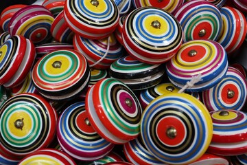 Coloridos juguetes mexicanos 