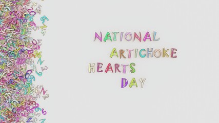 Fototapeta premium National artichoke hearts day