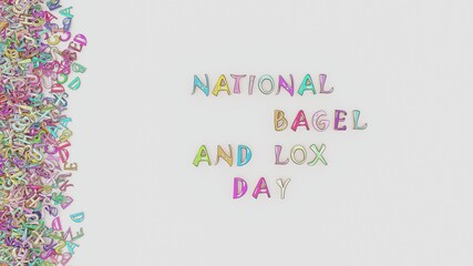 National bagel and lox day