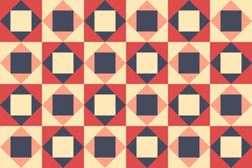 Fototapeta premium patchwork, seamless pattern. vector illustration.