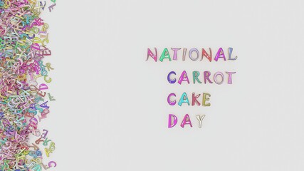 National carrot cake day