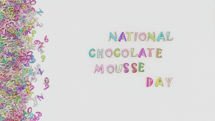 National chocolate mousse day