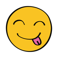 emoji with tongue out