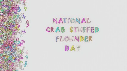 National crab stuffed flounder day