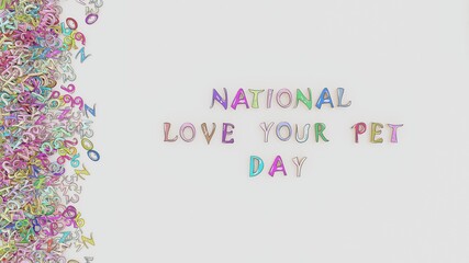 National love your pet day