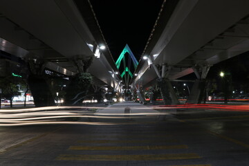 Puente Matute Remus de noche en Guadalajara Jalisco