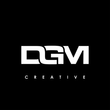 DGM Letter Initial Logo Design Template Vector Illustration