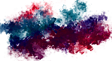 Brushed Painted Abstract Background. Brush stroked painting. Artistic vibrant and colorful wallpaper.