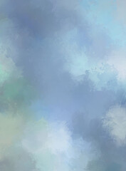 Abstract background of colorful brush strokes. Brushed vibrant wallpaper. Painted artistic creation. Unique and creative illustration.