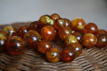 amber beads