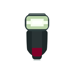 hand flash for photography vector on white background