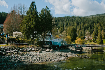 Nature of Deep Cove in North Vancouver, Canada