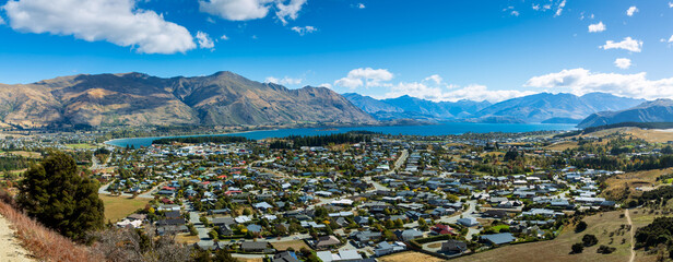 Wanaka New Zealand panorama
