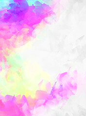 Artistic vibrant and colorful wallpaper.Brushed Painted Abstract Background. Brush stroked painting.