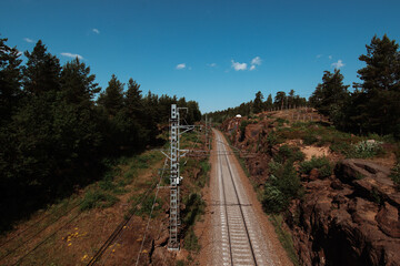 railway in the mountains