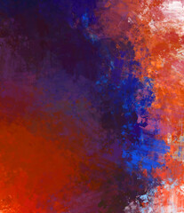 Brushed Painted Abstract Background. Brush stroked painting. Artistic vibrant and colorful wallpaper.