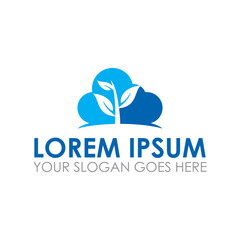 cloud nature vector , natural logo