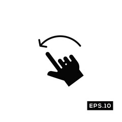 Touch Gestures Icon. Touch Gestures icon Vector Illustration Template For Web and Mobile