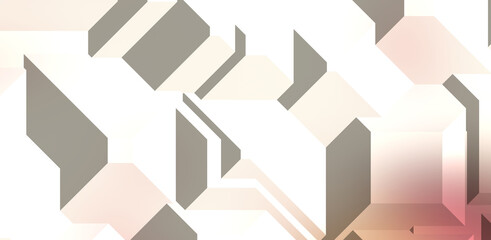 Polygonal background. Colorful wallpaper with geometric design. Digital 3d illustration.