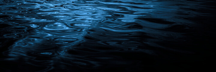 Reflection of light in small waves. Ripples on the surface of the water. Wet, fluid, marble,...