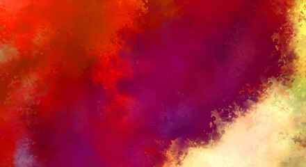 Creative abstract painting. Background with artistic brush strokes. Colorful and vibrant illustration. Painted art.