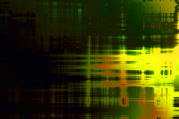 Obraz premium Abstract background. Geometrical elements on aged grunge texture. Graphic illustration with different color patterns.