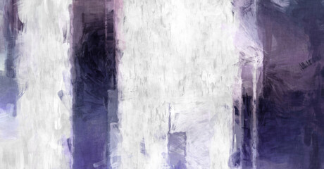 Rough brushstrokes on abstract background. Brush painting. Color strokes of paint. Unique wall art. Modern art on canvas. Colorful contemporary artwork.