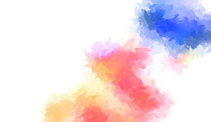 Brushed Painted Abstract Background. Brush stroked painting. Artistic vibrant and colorful wallpaper..