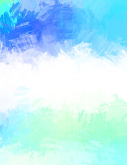 Obraz premium Modern art. Brushed Painted Abstract Background. Brush stroked painting. Strokes of paint. 2D Illustration.